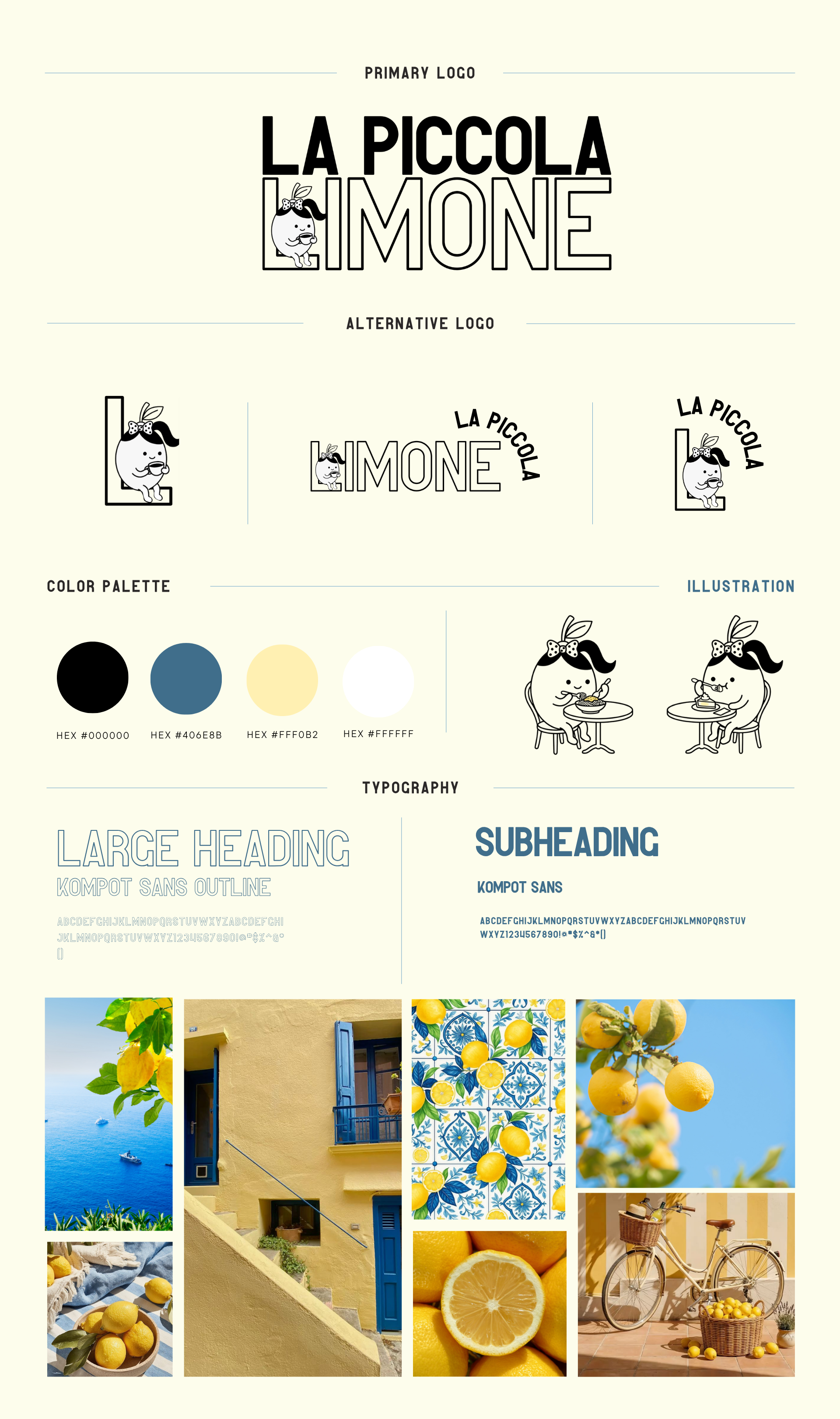 La Piccola Limone Branding Projekt